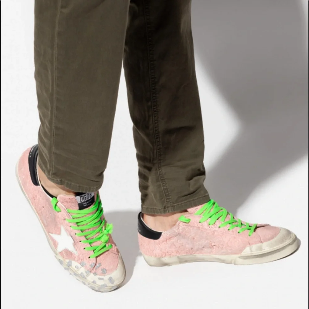 Golden Goose Super Star Penstar Pink Sneakers Size 40 - Picture 16 of 17